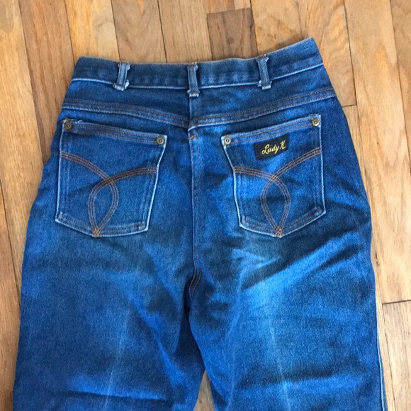 Extra high waisted blue boot cut jeans - Picture 4 of 4
